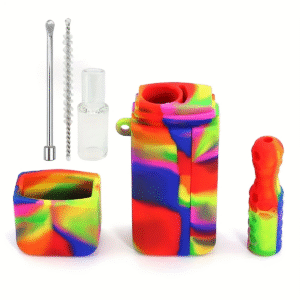 Cellular glass silicone pipe pipe filter mouthpiece tobacco mouthpiece pipe square pipe case