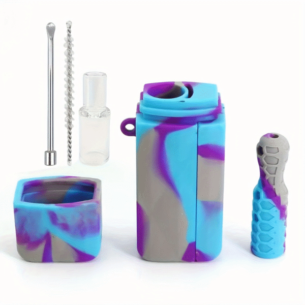 Cellular glass silicone pipe pipe filter mouthpiece tobacco mouthpiece pipe square pipe case