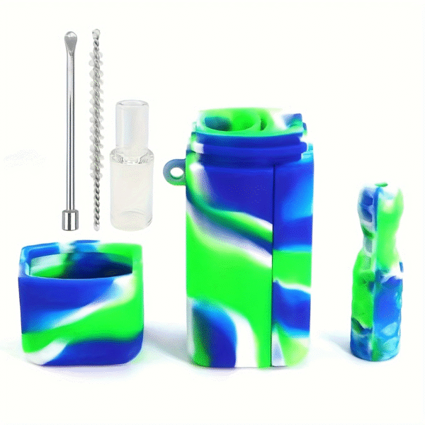 Cellular glass silicone pipe pipe filter mouthpiece tobacco mouthpiece pipe square pipe case