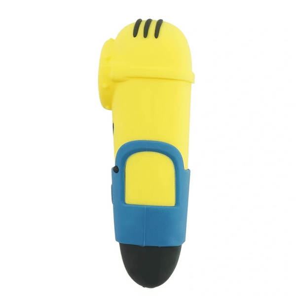 Silicone pipe - Cartoon Minions silicone pipe - Tobacco - Glass bowl