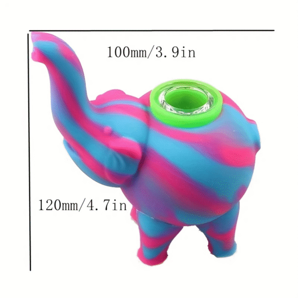 European and American eco-friendly silicone baby elephant pipe and silicone pipe for smoking
