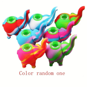 European and American eco-friendly silicone baby elephant pipe and silicone pipe for smoking